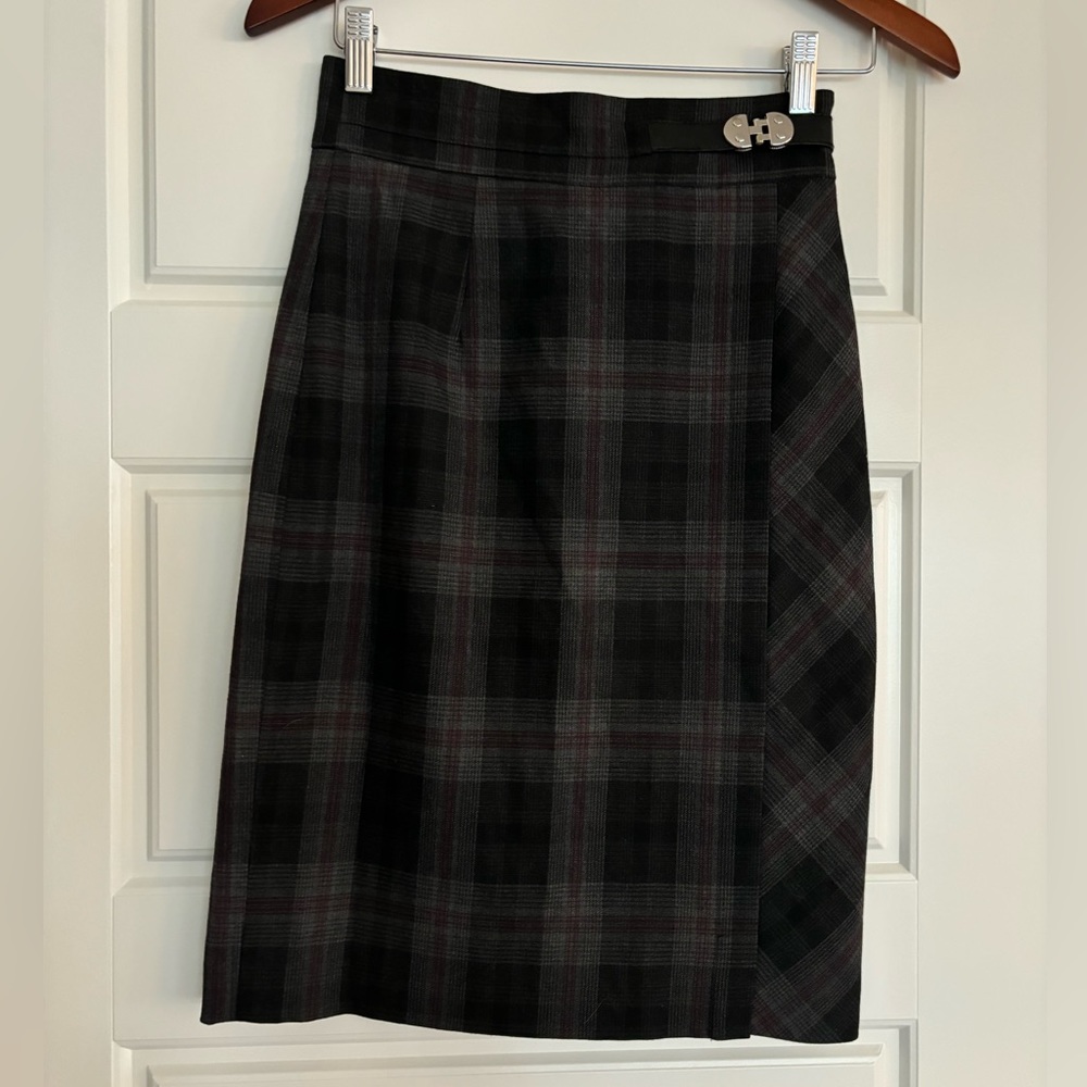 Plaid Antonio Melani pencil skirt
